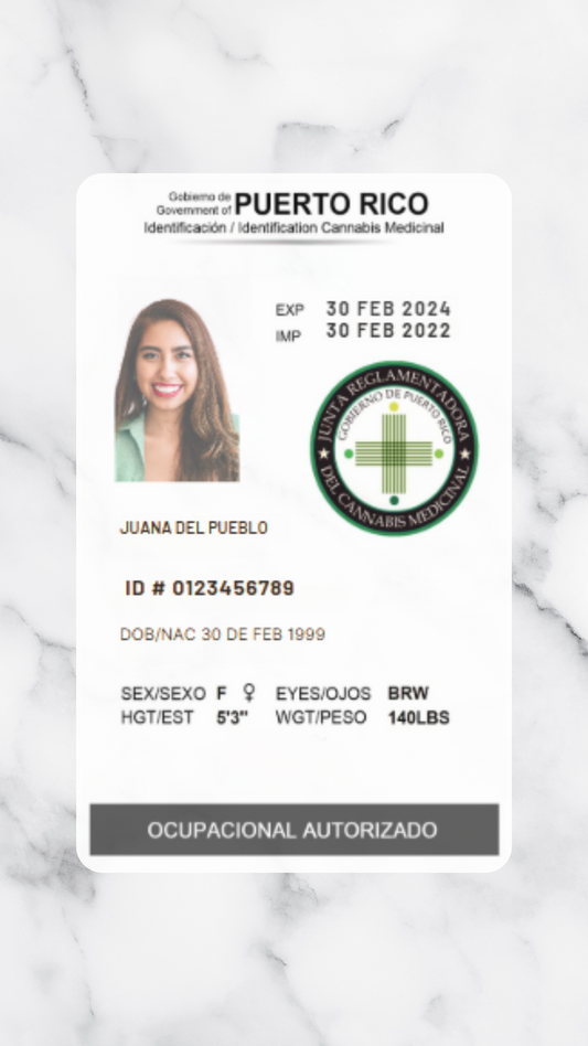 Occupational License - Employee Credential on a PVC Card